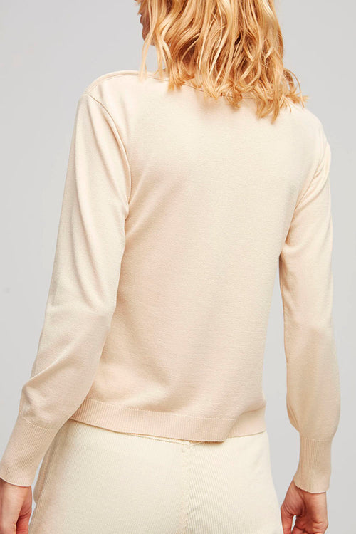 Aldo Martins Aurillac Sweater in Cream - Arielle Clothing