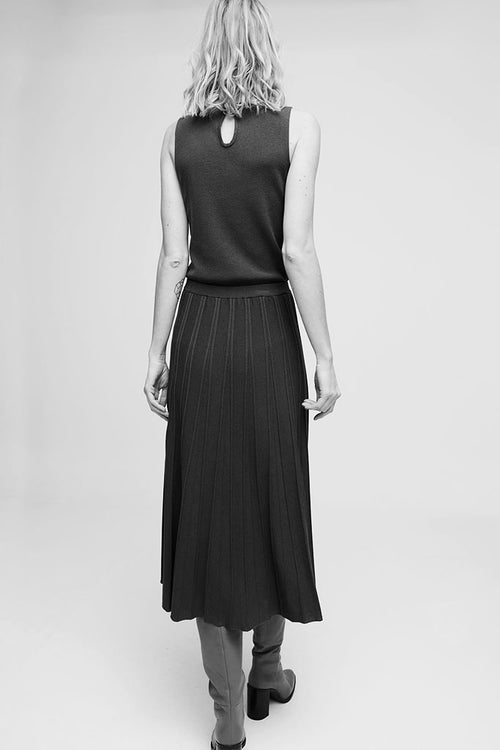 Aldo Martins Annecy Knit Skirt in Black - Arielle Clothing