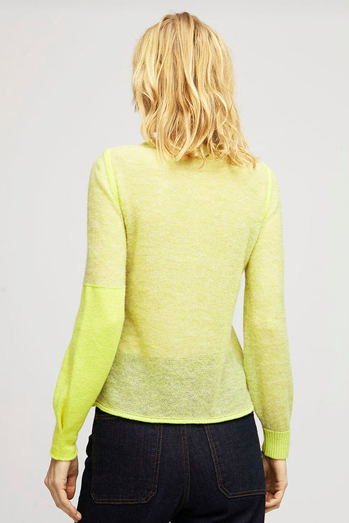 Aldo Martins Sannois Sweater in Chartreuse - Arielle Clothing
