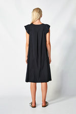 Verge Acrobat Polly Dress in Black - Arielle Clothing