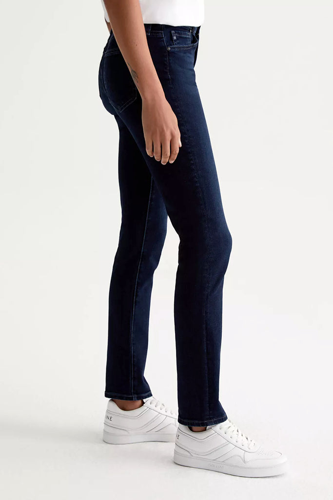 AG Jeans Mari High Rise Slim Straight Jean in Plaza - Arielle Clothing