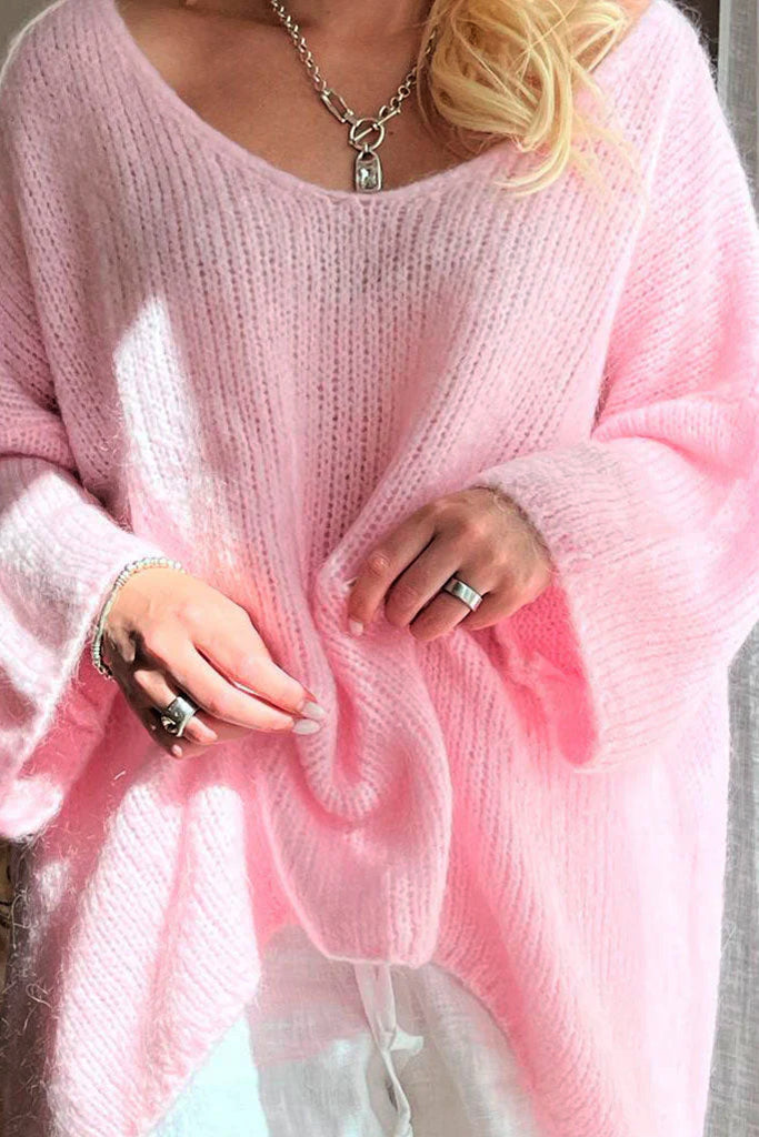 Bypias Arlo Knit in Candy Pink - Arielle Clothing