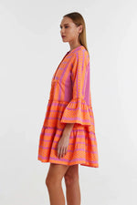 Devotion Twins Ella Short in Orange/Fuschia - Arielle Clothing