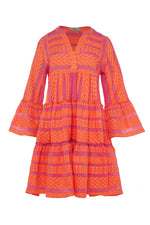 Devotion Twins Ella Short in Orange/Fuschia - Arielle Clothing