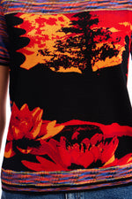 Desigual Knit Landscape T-shirt - Arielle Clothing