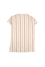 Funky Staff Como Stripes Blouse in Natural - Arielle Clothing