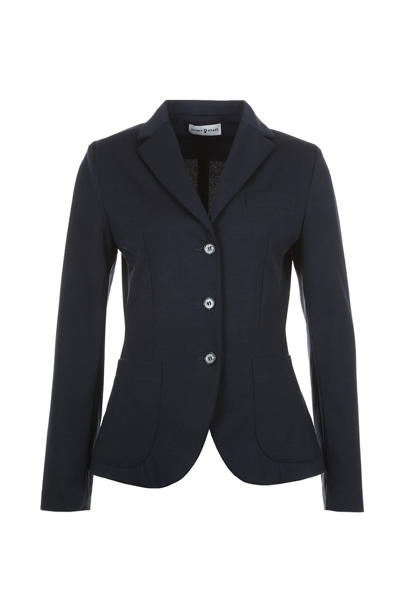 Funky Staff Kate Travel Comfort Blazer in Navy - Arielle Clothing