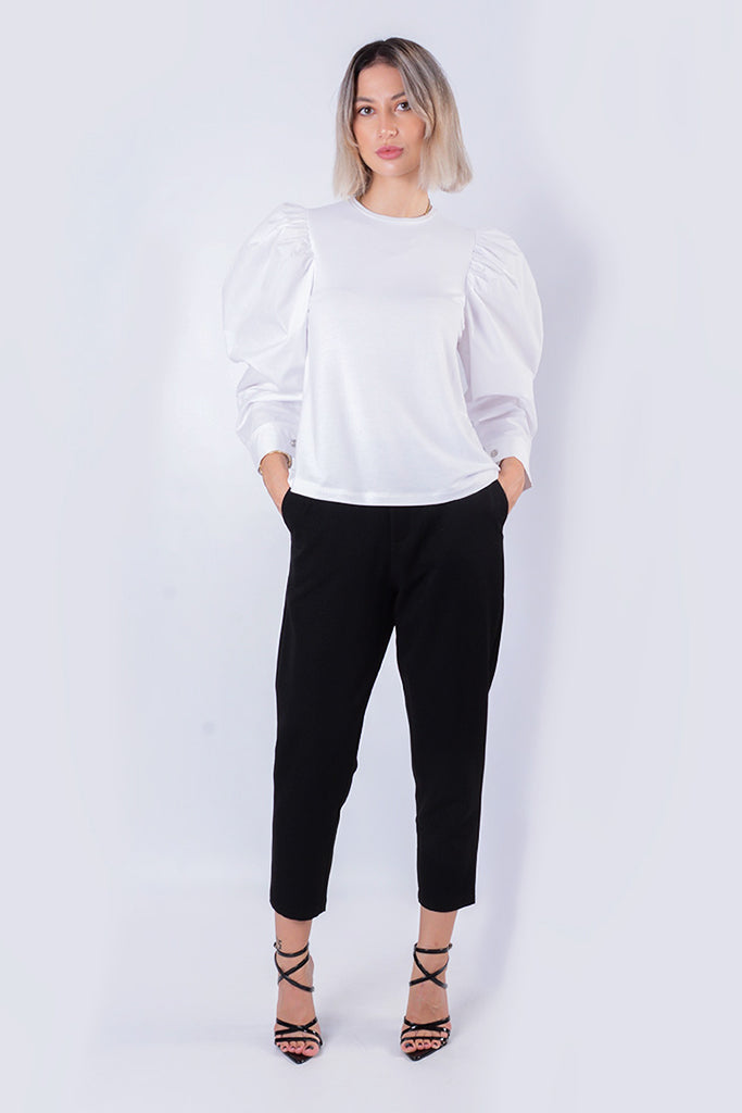 Lotus Eaters Dimi Blouse in White - Arielle Clothing
