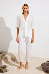 Mela Purdie F65 1478 Nomad Pants in White - Arielle Clothing