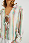 Rails Elm Blouse in Palais Stripe - Arielle Clothing