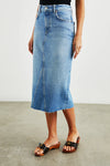 Rails Highland Denim Skirt in Baja Blue - Arielle Clothing