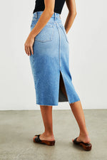 Rails Highland Denim Skirt in Baja Blue - Arielle Clothing