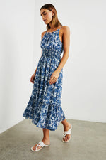 Rails Magdalene Dress in Chambray Floral - Arielle Clothing