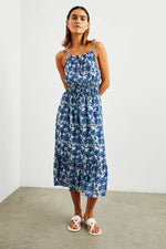 Rails Magdalene Dress in Chambray Floral - Arielle Clothing