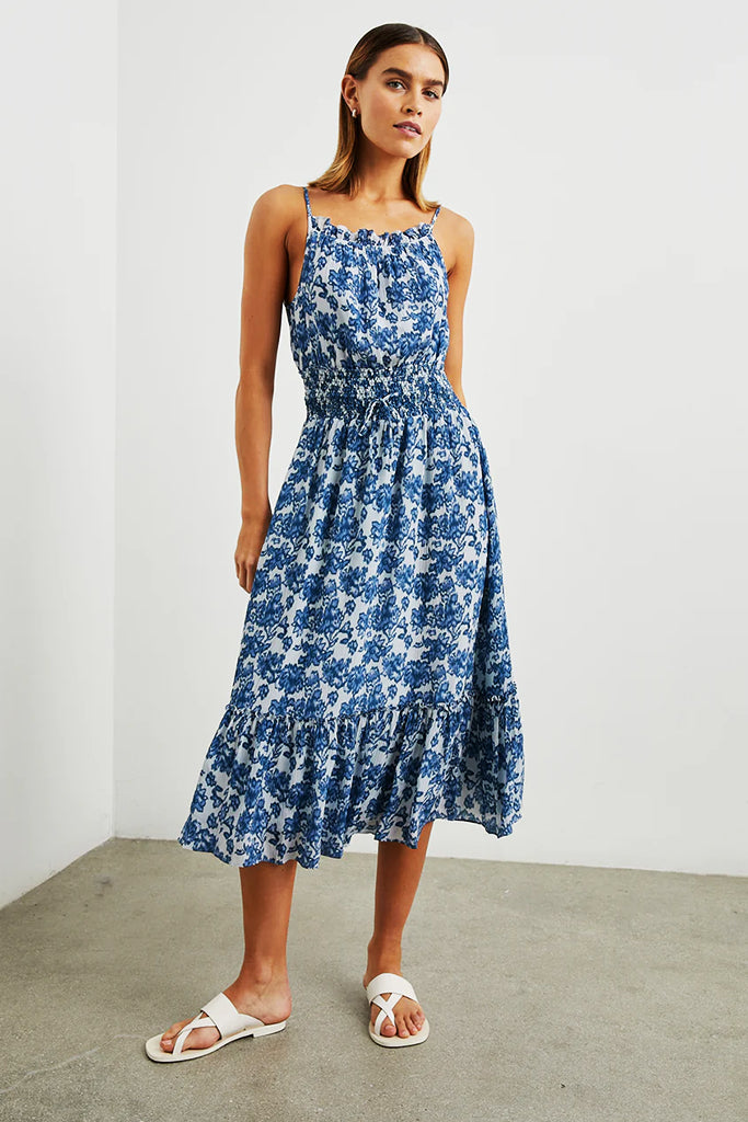 Rails Magdalene Dress in Chambray Floral - Arielle Clothing