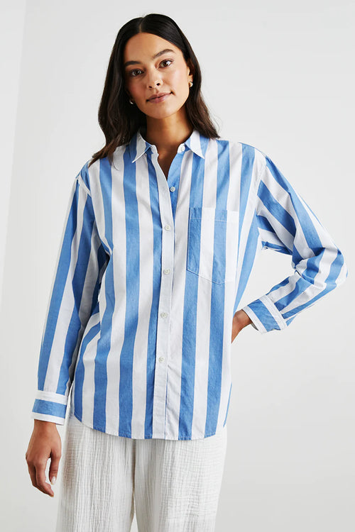 Rails Arlo Shirt in Rue Stripe - Arielle Clothing