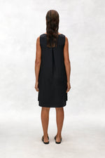 Mela Purdie F67 3630 Audrey Dress in Black - Arielle Clothing