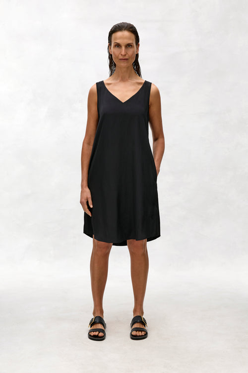 Mela Purdie F67 3630 Audrey Dress in Black - Arielle Clothing