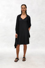 Mela Purdie F67 3630 Audrey Dress in Black - Arielle Clothing