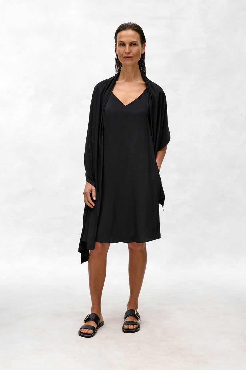 Mela Purdie F67 3630 Audrey Dress in Black - Arielle Clothing