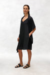 Mela Purdie F67 3630 Audrey Dress in Black - Arielle Clothing