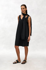 Mela Purdie F67 3630 Audrey Dress in Black - Arielle Clothing