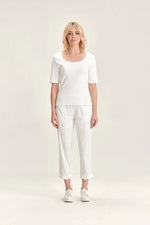 Verge Acrobat Essex Pants in White - Arielle Clothing