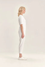 Verge Acrobat Essex Pants in White - Arielle Clothing