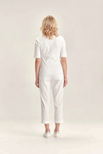 Verge Acrobat Essex Pants in White - Arielle Clothing