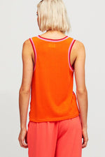 Aldo Martins Corina Top in Orange - Arielle Clothing