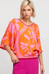 Aldo Martins Desire Top in Orange - Arielle Clothing