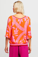 Aldo Martins Desire Top in Orange - Arielle Clothing