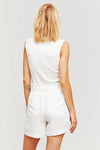 Aldo Martins Ordal Sleeveless Knit In Off White - Arielle Clothing