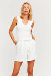 Aldo Martins Oteo Shorts in White - Arielle Clothing