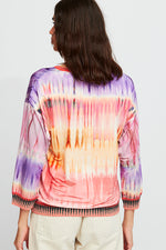 Aldo Martins Elle Watercolour Top in Multi - Arielle Clothing