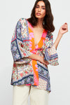 Aldo Martins Fiona Jacket in Blue  Print - Arielle Clothing