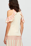 Aldo Martins Orus Top in Cream - Arielle Clothing