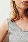 American Vintage Sonoma SON29G Tank in Heather Grey - Arielle Clothing