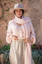 Bypias Dream Mohair Cardigan in Soft Pink - Arielle Clothing