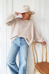 Bypias Selena Alpaca Knit in Beige - Arielle Clothing