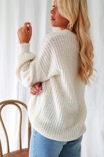 Bypias Selena Alpaca Knit in Off White - Arielle Clothing