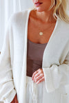 Bypias Softy Cardigan in Off White - Arielle Clothing