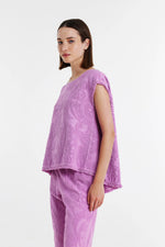 Devotion Twins Depi Blouse in Lila - Arielle Clothing