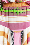 Devotion Twins Natalia Skirt in Pink/Green - Arielle Clothing