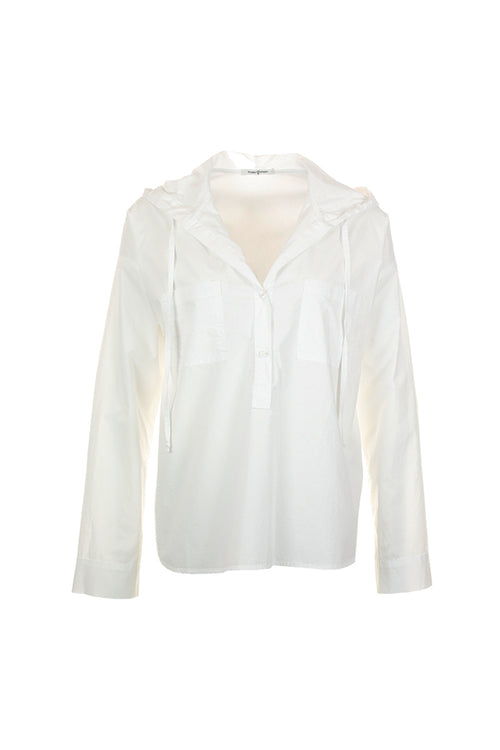 Funky Staff Sara Blouse in White - Arielle Clothing