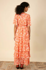 Hale Bob Ainsley Maxi Dress in Orange - Arielle Clothing