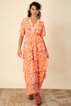 Hale Bob Ainsley Maxi Dress in Orange - Arielle Clothing