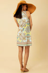 Hale Bob Amber Jersey Dress in Turquoise - Arielle Clothing