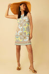 Hale Bob Amber Jersey Dress in Turquoise - Arielle Clothing