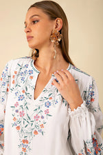 Hale Bob Royalty Blouse in Ivory - Arielle Clothing